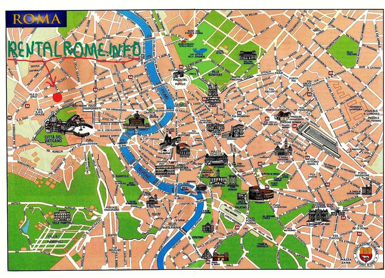 Walkincenter Bed & Breakfast Rome Bagian luar foto